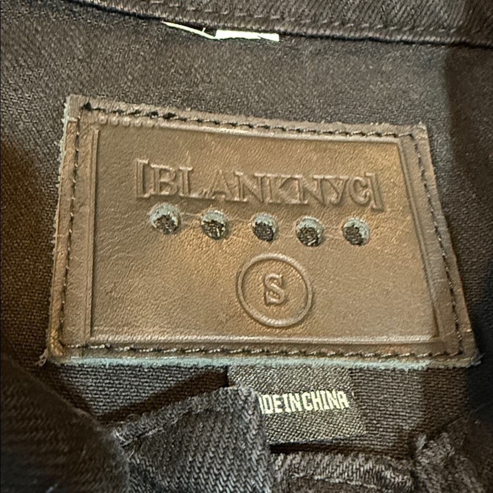 NWT Custom BLANKNYC Cross Rhinestone Distressed B… - image 5